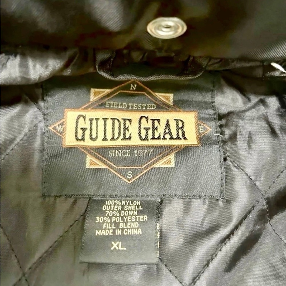 Guide gear snowmobile snowsuit men’s size xlarge hooded field tested down fill - Picture 6 of 7